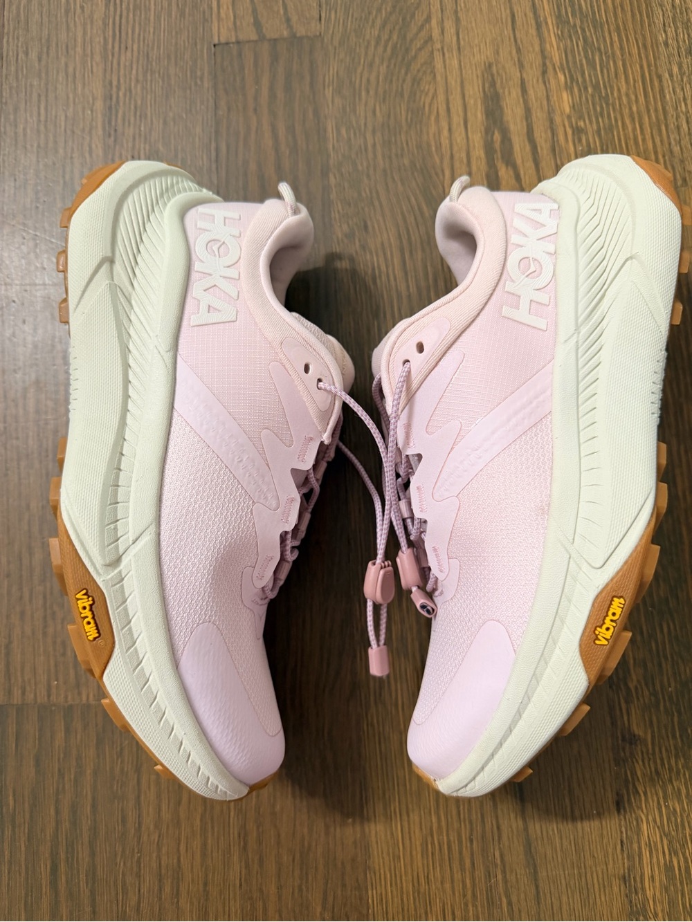 Hoka Transport "Cosmic Pearl" sneakers Women's Light Pink Trail Sneakers 5.5B - Picture 5 of 10
